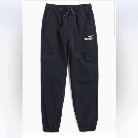 Kids PUMA Woven Joggers (Big Kid) - Picture 1 of 3